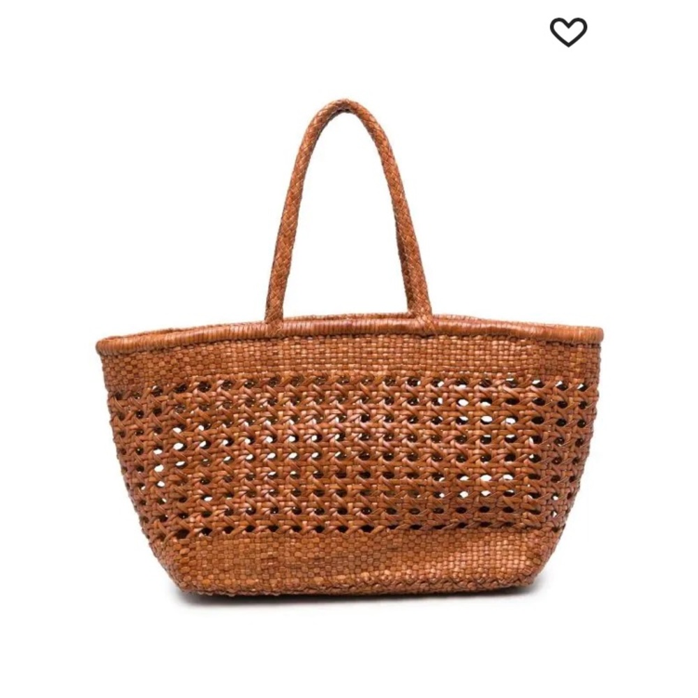 Dragon Diffusion Cannage Woven Leather Tote